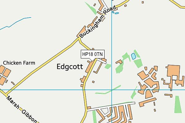 HP18 0TN map - OS VectorMap District (Ordnance Survey) HP18 0TN map - OS VectorMap District (Ordnance Survey)