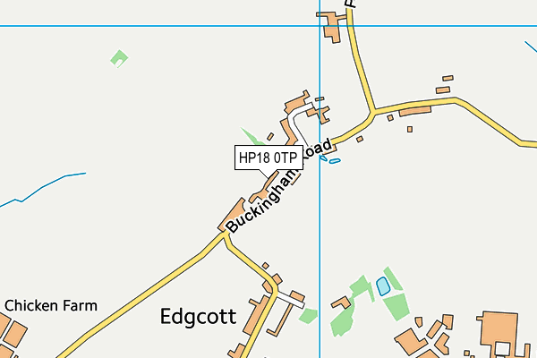 HP18 0TP map - OS VectorMap District (Ordnance Survey) HP18 0TP map - OS VectorMap District (Ordnance Survey)
