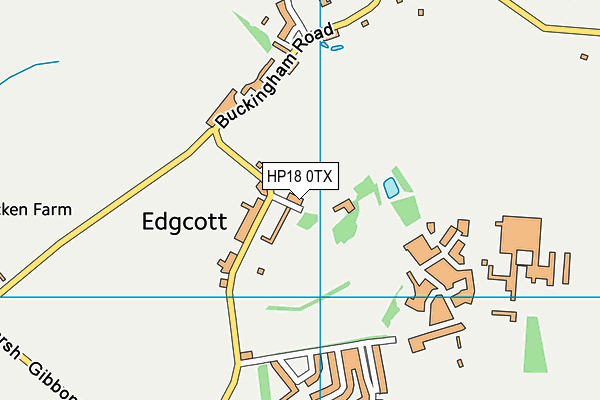HP18 0TX map - OS VectorMap District (Ordnance Survey) HP18 0TX map - OS VectorMap District (Ordnance Survey)