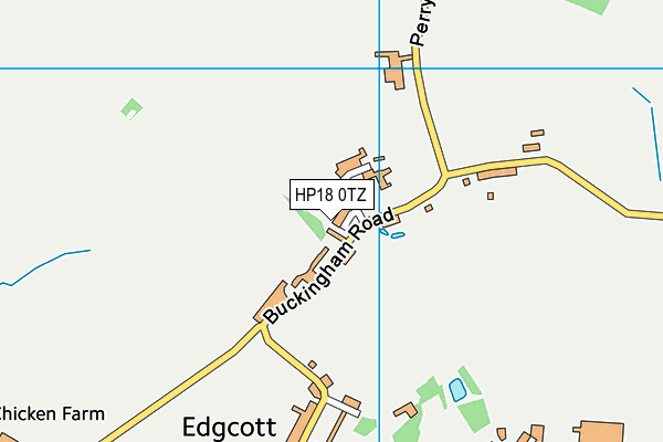 HP18 0TZ map - OS VectorMap District (Ordnance Survey) HP18 0TZ map - OS VectorMap District (Ordnance Survey)