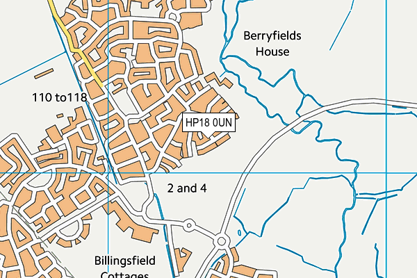 HP18 0UN map - OS VectorMap District (Ordnance Survey) HP18 0UN map - OS VectorMap District (Ordnance Survey)