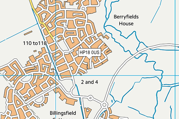 HP18 0US map - OS VectorMap District (Ordnance Survey) HP18 0US map - OS VectorMap District (Ordnance Survey)