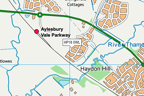 HP18 0WL map - OS VectorMap District (Ordnance Survey) HP18 0WL map - OS VectorMap District (Ordnance Survey)