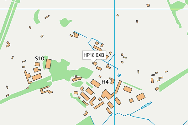 HP18 0XB map - OS VectorMap District (Ordnance Survey) HP18 0XB map - OS VectorMap District (Ordnance Survey)
