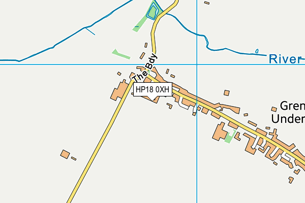 HP18 0XH map - OS VectorMap District (Ordnance Survey) HP18 0XH map - OS VectorMap District (Ordnance Survey)