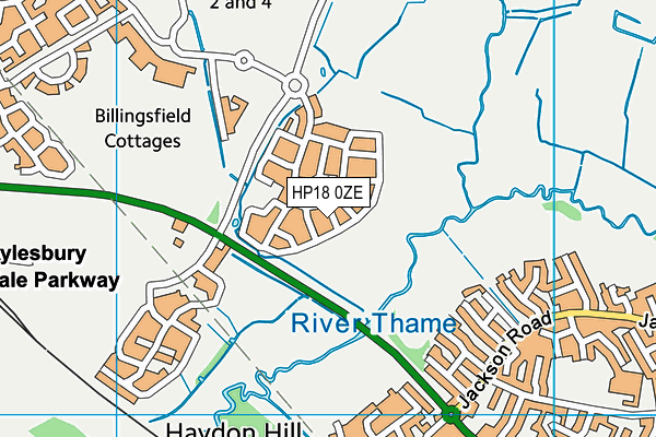 HP18 0ZE map - OS VectorMap District (Ordnance Survey) HP18 0ZE map - OS VectorMap District (Ordnance Survey)