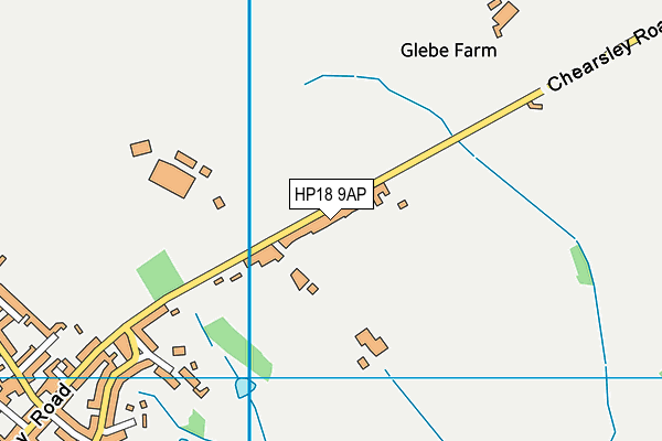 HP18 9AP map - OS VectorMap District (Ordnance Survey) HP18 9AP map - OS VectorMap District (Ordnance Survey)