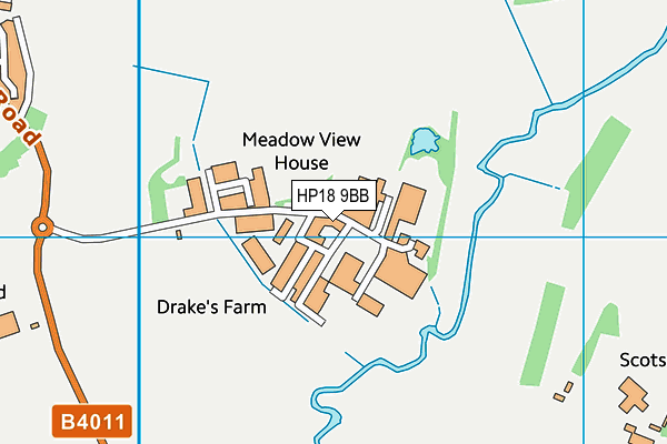 HP18 9BB map - OS VectorMap District (Ordnance Survey) HP18 9BB map - OS VectorMap District (Ordnance Survey)