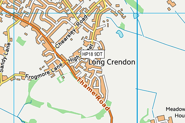HP18 9DT map - OS VectorMap District (Ordnance Survey) HP18 9DT map - OS VectorMap District (Ordnance Survey)