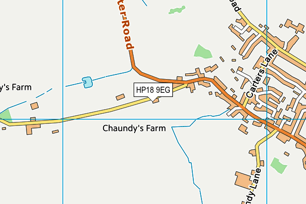 HP18 9EG map - OS VectorMap District (Ordnance Survey) HP18 9EG map - OS VectorMap District (Ordnance Survey)