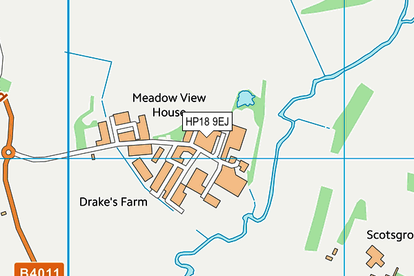 HP18 9EJ map - OS VectorMap District (Ordnance Survey) HP18 9EJ map - OS VectorMap District (Ordnance Survey)