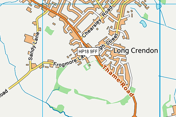 HP18 9FF map - OS VectorMap District (Ordnance Survey) HP18 9FF map - OS VectorMap District (Ordnance Survey)