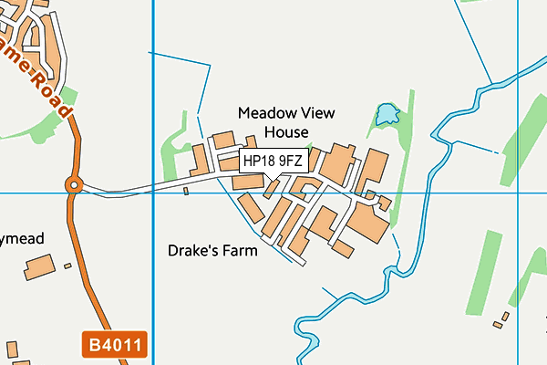 HP18 9FZ map - OS VectorMap District (Ordnance Survey) HP18 9FZ map - OS VectorMap District (Ordnance Survey)