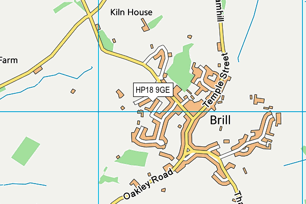 HP18 9GE map - OS VectorMap District (Ordnance Survey) HP18 9GE map - OS VectorMap District (Ordnance Survey)