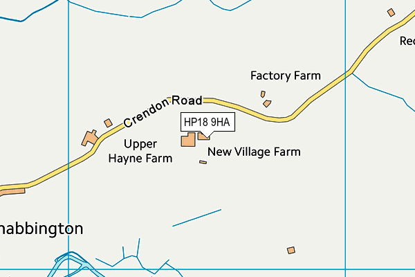 HP18 9HA map - OS VectorMap District (Ordnance Survey) HP18 9HA map - OS VectorMap District (Ordnance Survey)