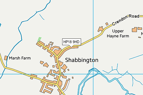 HP18 9HD map - OS VectorMap District (Ordnance Survey) HP18 9HD map - OS VectorMap District (Ordnance Survey)