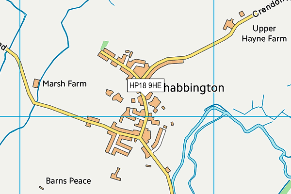 HP18 9HE map - OS VectorMap District (Ordnance Survey) HP18 9HE map - OS VectorMap District (Ordnance Survey)