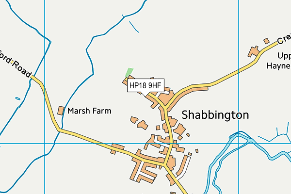 HP18 9HF map - OS VectorMap District (Ordnance Survey) HP18 9HF map - OS VectorMap District (Ordnance Survey)