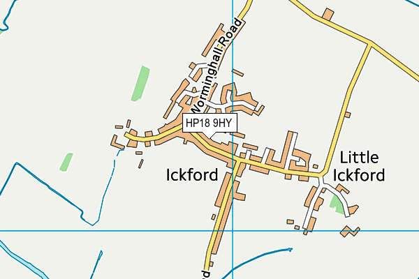 HP18 9HY map - OS VectorMap District (Ordnance Survey) HP18 9HY map - OS VectorMap District (Ordnance Survey)