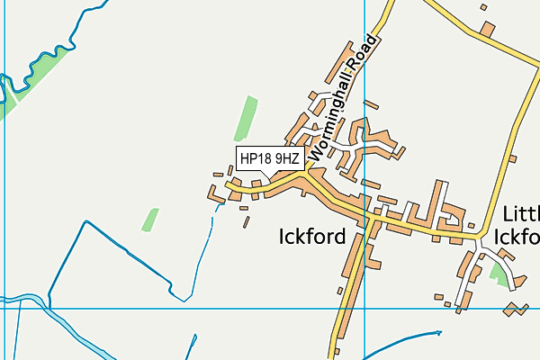 HP18 9HZ map - OS VectorMap District (Ordnance Survey) HP18 9HZ map - OS VectorMap District (Ordnance Survey)