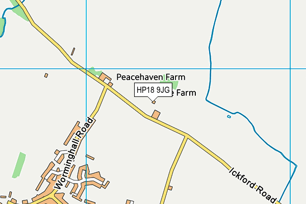 HP18 9JG map - OS VectorMap District (Ordnance Survey) HP18 9JG map - OS VectorMap District (Ordnance Survey)