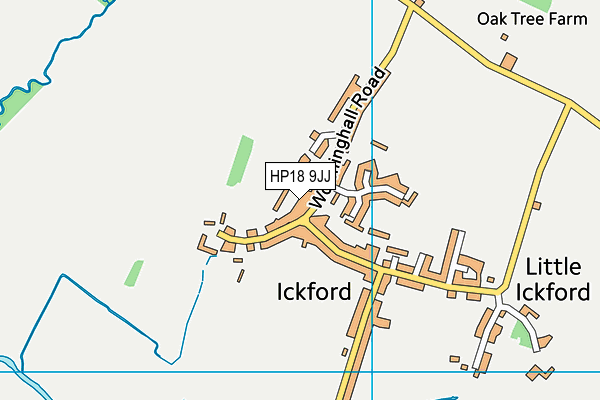 HP18 9JJ map - OS VectorMap District (Ordnance Survey) HP18 9JJ map - OS VectorMap District (Ordnance Survey)