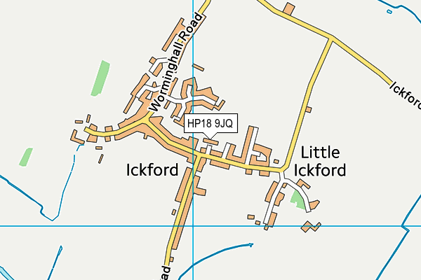 HP18 9JQ map - OS VectorMap District (Ordnance Survey) HP18 9JQ map - OS VectorMap District (Ordnance Survey)