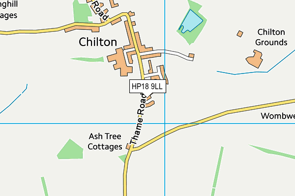 HP18 9LL map - OS VectorMap District (Ordnance Survey) HP18 9LL map - OS VectorMap District (Ordnance Survey)