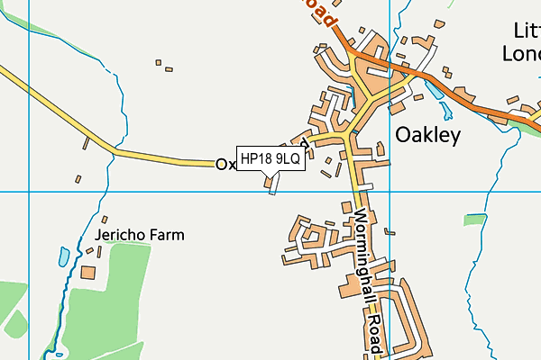 HP18 9LQ map - OS VectorMap District (Ordnance Survey) HP18 9LQ map - OS VectorMap District (Ordnance Survey)
