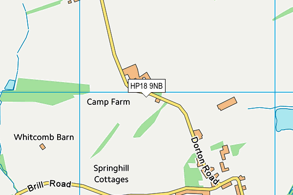 HP18 9NB map - OS VectorMap District (Ordnance Survey) HP18 9NB map - OS VectorMap District (Ordnance Survey)