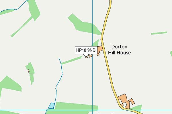 HP18 9ND map - OS VectorMap District (Ordnance Survey) HP18 9ND map - OS VectorMap District (Ordnance Survey)