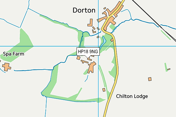HP18 9NG map - OS VectorMap District (Ordnance Survey) HP18 9NG map - OS VectorMap District (Ordnance Survey)