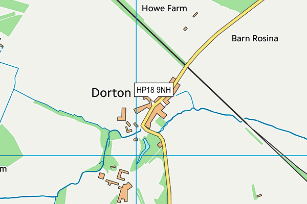 HP18 9NH map - OS VectorMap District (Ordnance Survey) HP18 9NH map - OS VectorMap District (Ordnance Survey)