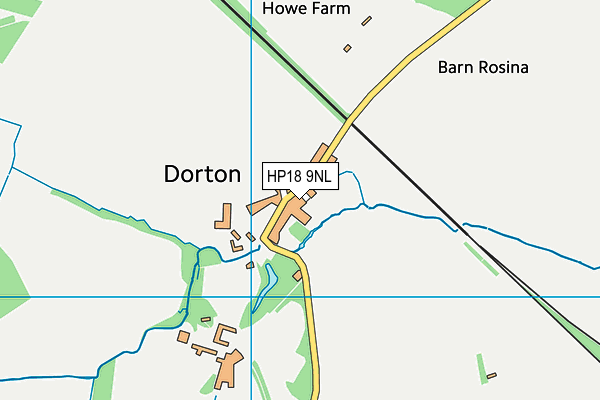 HP18 9NL map - OS VectorMap District (Ordnance Survey) HP18 9NL map - OS VectorMap District (Ordnance Survey)