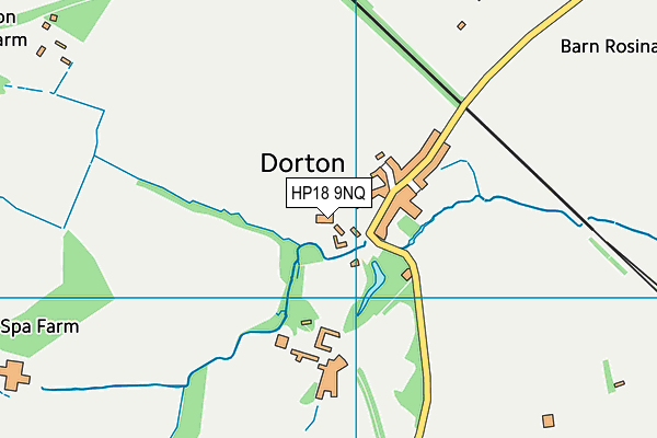 HP18 9NQ map - OS VectorMap District (Ordnance Survey) HP18 9NQ map - OS VectorMap District (Ordnance Survey)