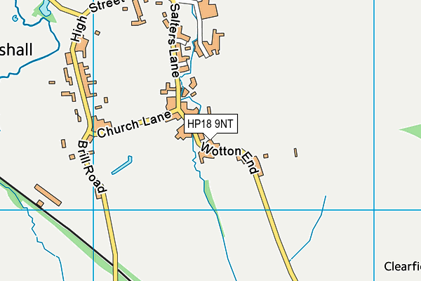 HP18 9NT map - OS VectorMap District (Ordnance Survey) HP18 9NT map - OS VectorMap District (Ordnance Survey)