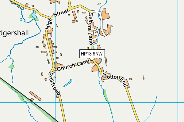 HP18 9NW map - OS VectorMap District (Ordnance Survey) HP18 9NW map - OS VectorMap District (Ordnance Survey)
