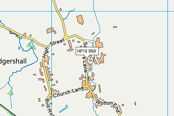 HP18 9NX map - OS VectorMap District (Ordnance Survey) HP18 9NX map - OS VectorMap District (Ordnance Survey)