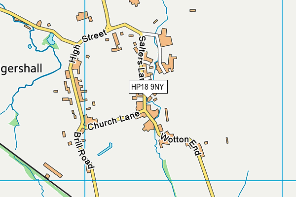 HP18 9NY map - OS VectorMap District (Ordnance Survey) HP18 9NY map - OS VectorMap District (Ordnance Survey)