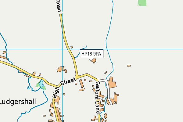 HP18 9PA map - OS VectorMap District (Ordnance Survey) HP18 9PA map - OS VectorMap District (Ordnance Survey)