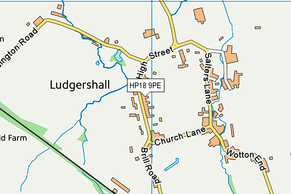 HP18 9PE map - OS VectorMap District (Ordnance Survey) HP18 9PE map - OS VectorMap District (Ordnance Survey)
