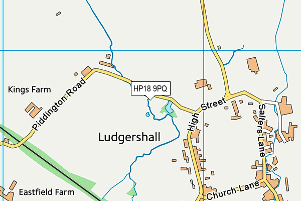 HP18 9PQ map - OS VectorMap District (Ordnance Survey) HP18 9PQ map - OS VectorMap District (Ordnance Survey)