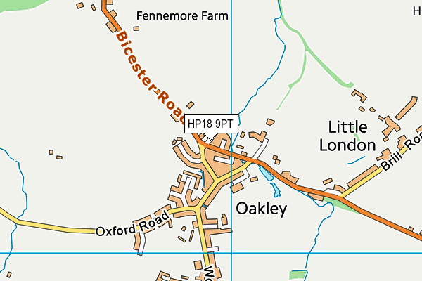 HP18 9PT map - OS VectorMap District (Ordnance Survey) HP18 9PT map - OS VectorMap District (Ordnance Survey)