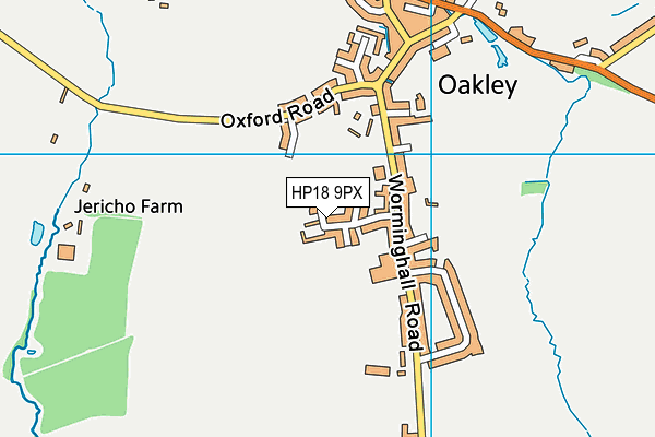 HP18 9PX map - OS VectorMap District (Ordnance Survey) HP18 9PX map - OS VectorMap District (Ordnance Survey)