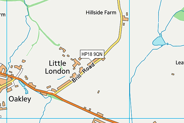 HP18 9QN map - OS VectorMap District (Ordnance Survey) HP18 9QN map - OS VectorMap District (Ordnance Survey)
