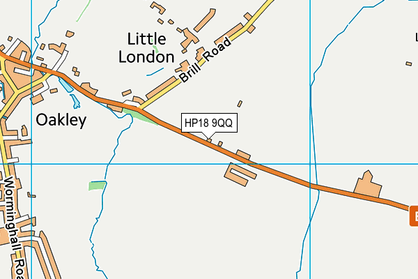 HP18 9QQ map - OS VectorMap District (Ordnance Survey) HP18 9QQ map - OS VectorMap District (Ordnance Survey)