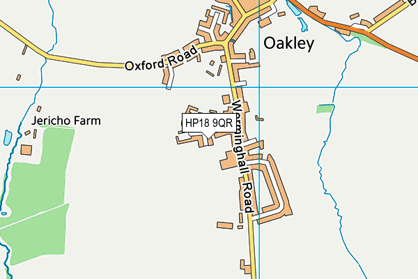 HP18 9QR map - OS VectorMap District (Ordnance Survey) HP18 9QR map - OS VectorMap District (Ordnance Survey)