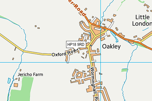 HP18 9RD map - OS VectorMap District (Ordnance Survey) HP18 9RD map - OS VectorMap District (Ordnance Survey)