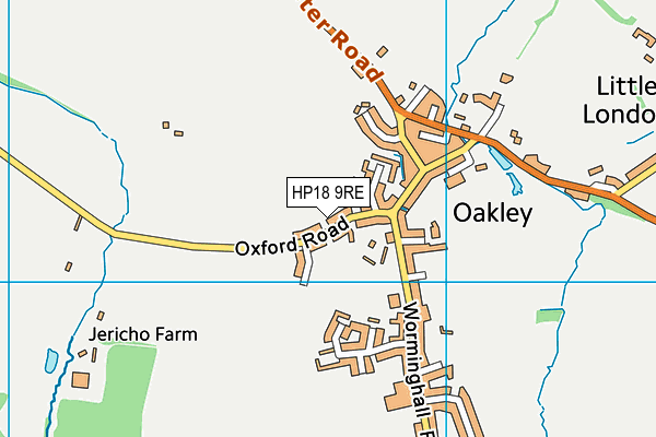 HP18 9RE map - OS VectorMap District (Ordnance Survey) HP18 9RE map - OS VectorMap District (Ordnance Survey)