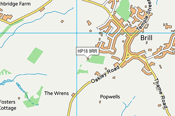 HP18 9RR map - OS VectorMap District (Ordnance Survey) HP18 9RR map - OS VectorMap District (Ordnance Survey)